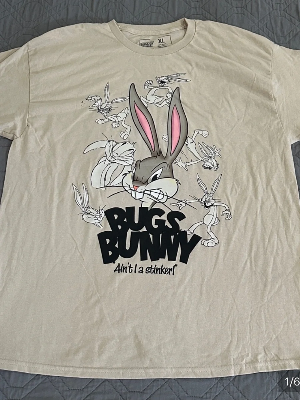 Bugs Bunny Looney Tunes CVLA Shirt Men’s Size XL